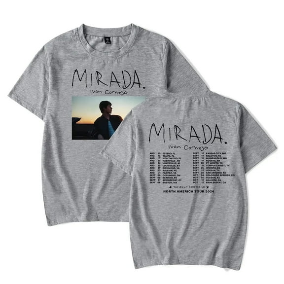 Ivan Cornejo Mirada Tour Merch T-Shirt Women Men Crewneck Short Sleeve Fashion Tee