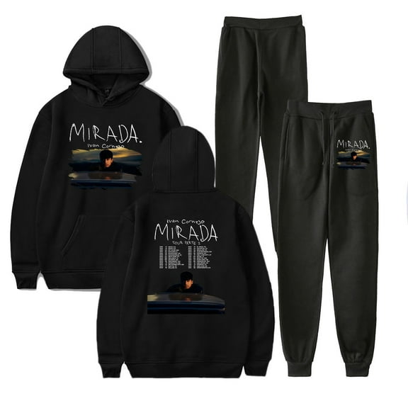 Ivan Cornejo Mirada Tour Parte 2 Hoodies Set Merch Men/Women Sweatshirt Pants Two Piece Set Hooded Streetwear