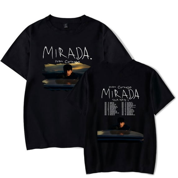 Ivan Cornejo Mirada Tour Parte 2 Merch T-Shirt For Women/Men Unisex Summer Short Sleeve Tshirt Streetwear