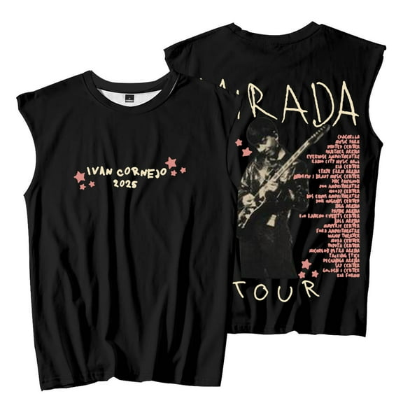 Ivan Cornejo Mirada Tour Parte 2 Sleeveless T-Shirts Women Men Fashion Tank Tops Tee