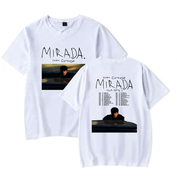 Ivan Cornejo Mirada Tour Parte 2 T-Shirt Merch For Women/Men Unisex Summer Short Sleeve Tshirt Streetwear