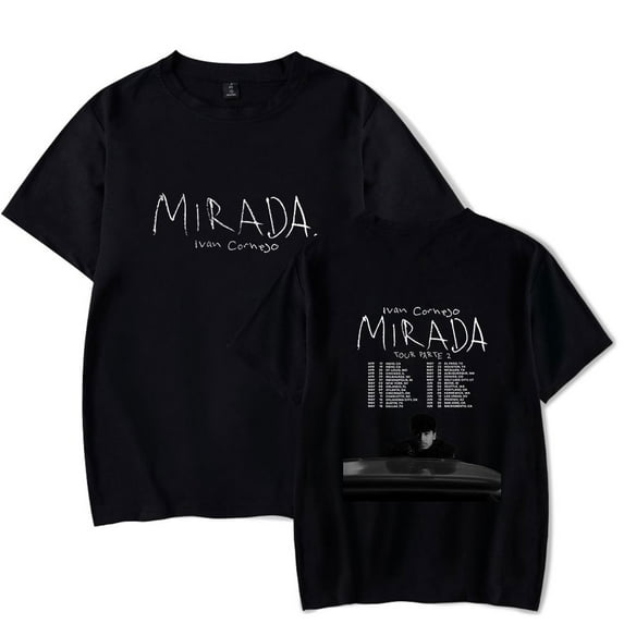 Ivan Cornejo Mirada Tour T-Shirt Merch For Women/Men Unisex Summer Short Sleeve Tshirt Tee Fashion Streetwear