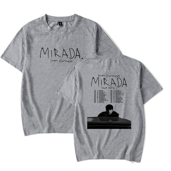 Ivan Cornejo Mirada Tour T-Shirt Merch For Women/Men Unisex Summer Short Sleeve Tshirt Tee Fashion Streetwear