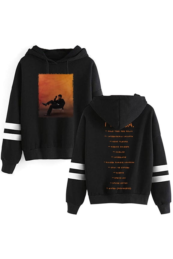 Ivan Cornejo Mirada Tracklist Merch Pullover Hoodies Pocketless Parallel Bars Sleeve Streetwear