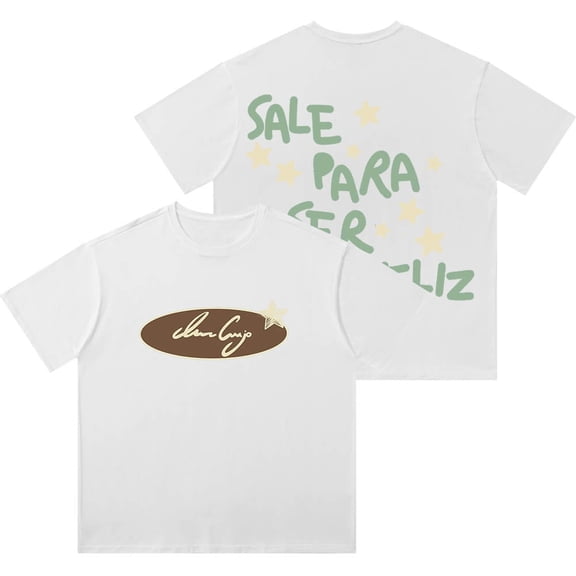 Ivan Cornejo Sale Para Ser Feliz Tee Merch Women's men's short sleeved retro fashion pure cotton washed T-shirt