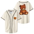 thumbnail image 1 of Ivan Cornejo Terapia Tour 2024 Bear Merch Baseball Jersey V-Neck Shirt Women Men Short Sleeve Streetwear Clothes, 1 of 3