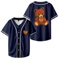 thumbnail image 1 of Ivan Cornejo Terapia Tour 2024 Bear Merch Baseball Jersey V-Neck Shirt Women Men Short Sleeve Streetwear Clothes, 1 of 3