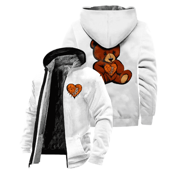 Ivan Cornejo Terapia Tour Bear Merch Zipper Hoodies Women Men Jacket Parkas Long Sleeve Casual Streetwear Winter Coat
