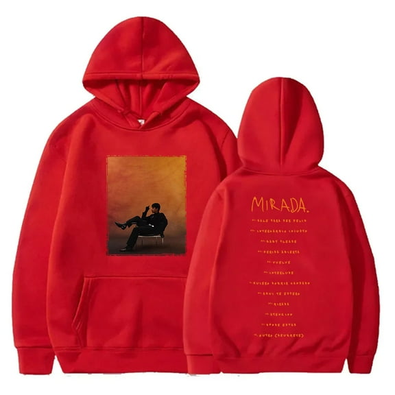 Ivan Cornejo Tracklist Hoodies 2025 Mirada Tour Merch Pullovers Unisex Long Sleeve Sweatshirts