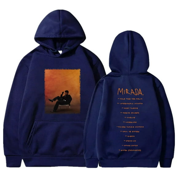 Ivan Cornejo Tracklist Hoodies 2025 Mirada Tour Merch Pullovers Unisex Long Sleeve Sweatshirts