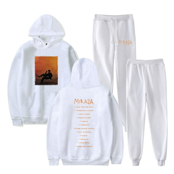 Ivan Cornejo Tracklist Hoodies Jogger Pants 2025 Mirada Tour Merch Unisex Fashion Streetwear Set