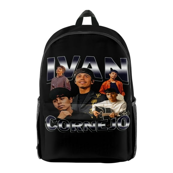 Ivan Cornejo Vintage Collage Merch Backpack Rapper Bags Unisex Fashion Casual Streetwear Shoulders Bag