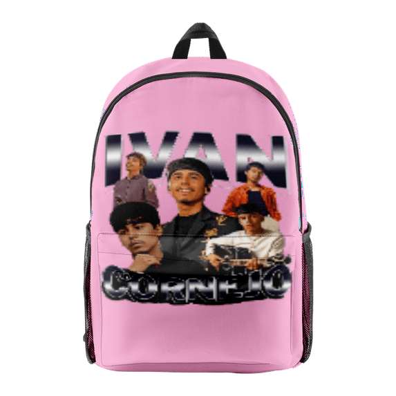 Ivan Cornejo Vintage Collage Merch Backpack Rapper Bags Unisex Fashion Casual Streetwear Shoulders Bag
