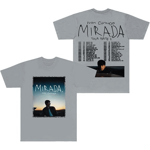 Ivan Cornejo merch 2025 Mirada Tour tshirt crewneck short sleeve tshirt men/women concert tops