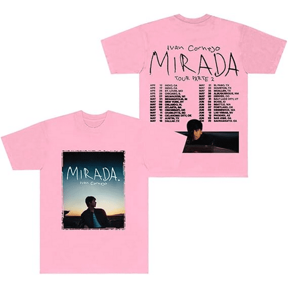 Ivan Cornejo merch 2025 Mirada Tour tshirt crewneck short sleeve tshirt men/women concert tops