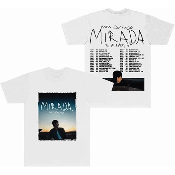 Ivan Cornejo merch 2025 Mirada Tour  tshirt crewneck short sleeve tshirt men/women concert  tops