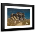 thumbnail image 1 of Ivan Fedorovich Choultse 24x20 Black Modern Framed Museum Art Print Titled - The Ruined Temple of Kom Ombo, Egypt, 1 of 5