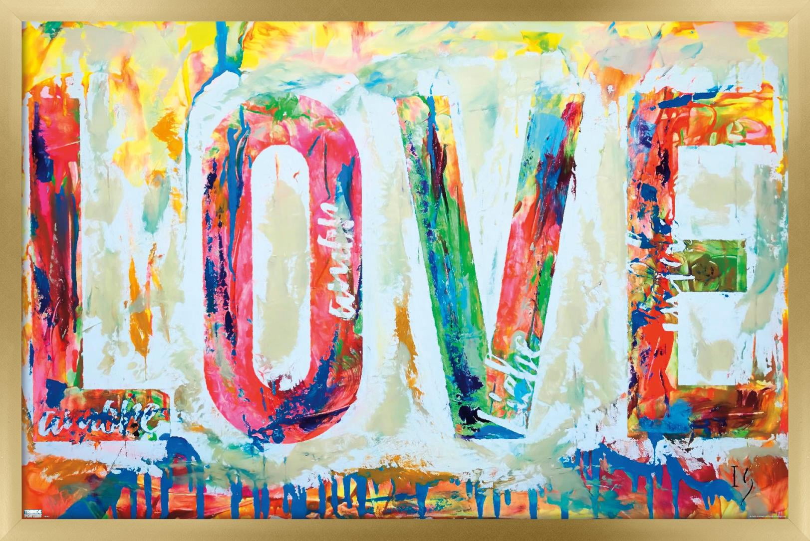 Ivan Guaderrama - Love 1 Wall Poster, 14.725" x 22.375", Framed