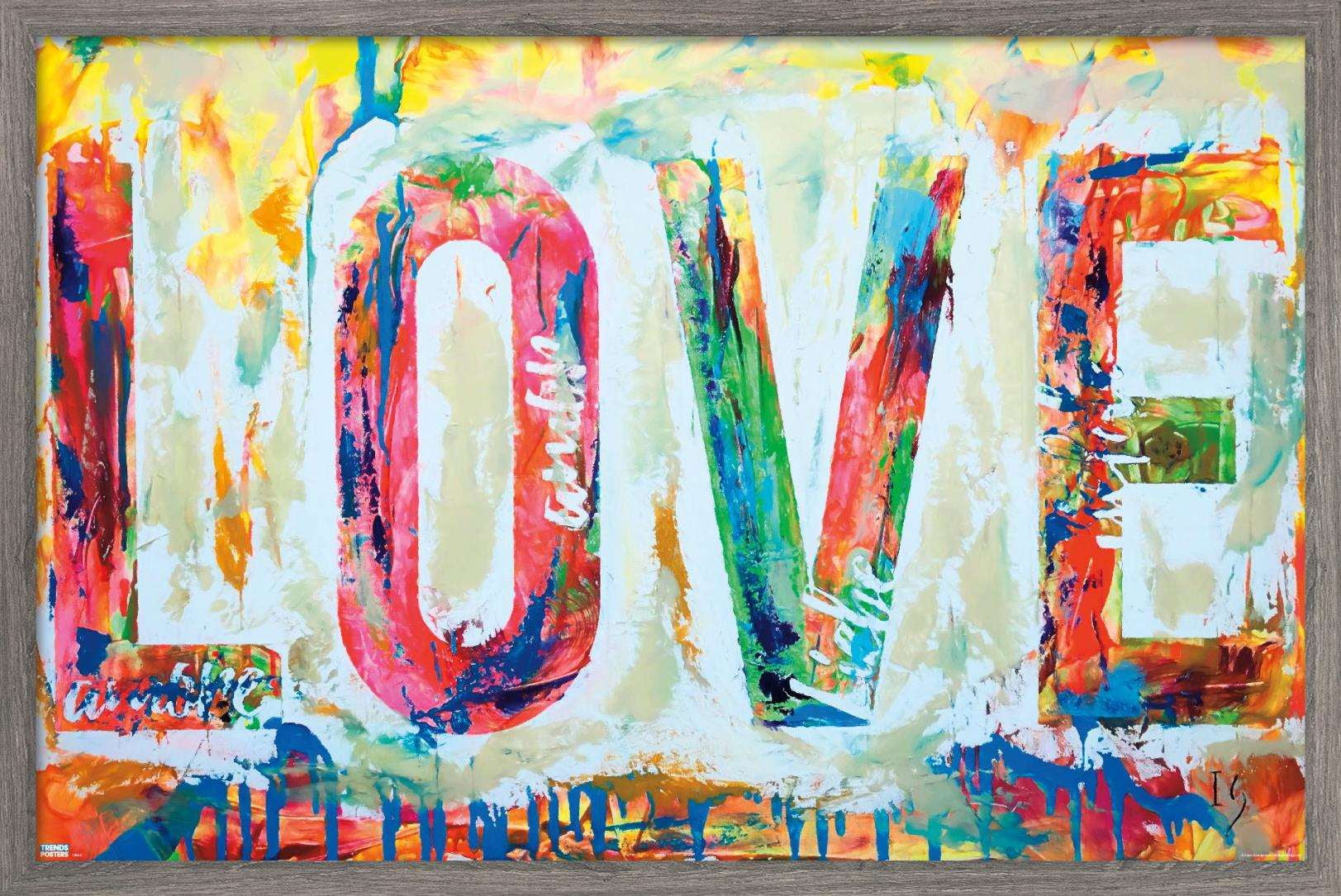 Ivan Guaderrama - Love 1 Wall Poster, 14.725" x 22.375", Framed
