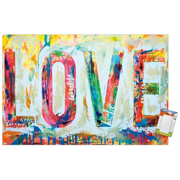 Ivan Guaderrama - Love 1 Wall Poster, 14.725" x 22.375"