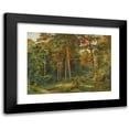 thumbnail image 1 of Ivan Ivanovich Shishkin 18x14 Black Modern Framed Museum Art Print Titled - The Mill in the Forest, 1 of 5