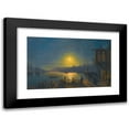 thumbnail image 1 of Ivan Konstantinovich Aivazovsky 18x13 Black Modern Framed Museum Art Print Titled - Moonrise Over the Golden Horn (1886), 1 of 5