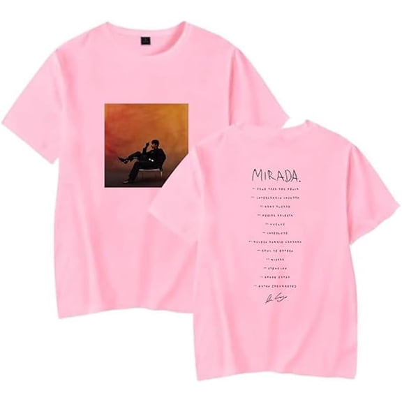 Ivan Mirada Album Merch T-Shirt Men Women Crewneck Short Sleeve Fashion Cornejo Tee Shirt Tops