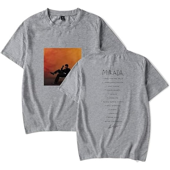 Ivan Mirada Album Merch T-Shirt Men Women Crewneck Short Sleeve Fashion Cornejo Tee Shirt Tops