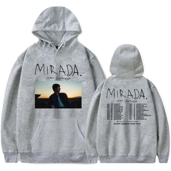 Ivan Mirada Tour 2024 Hoodie Merch Man/Woman Unisex Long Sleeve Sweatshirts Fashion Cornejo Pullover Hooded