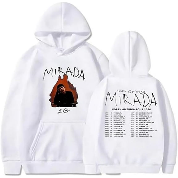 Ivan Mirada Tour 2024 Merch Hoodie For Men Women Fashion Cornejo Long Sleeve Sweatshirts Pullover Hoodies