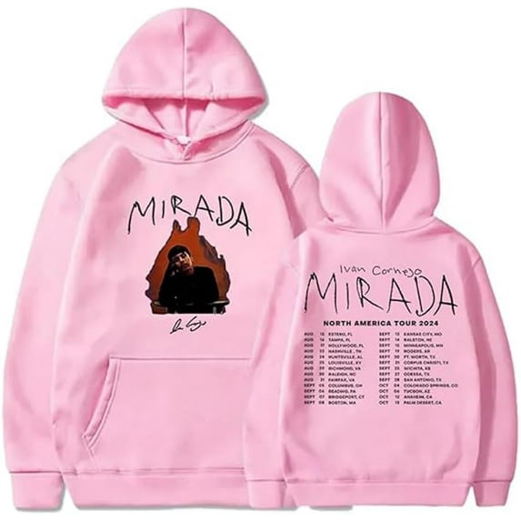 Ivan Mirada Tour 2024 Merch Hoodie For Men Women Fashion Cornejo Long Sleeve Sweatshirts Pullover Hoodies