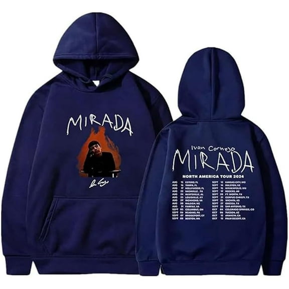 Ivan Mirada Tour 2024 Merch Hoodie For Men Women Fashion Cornejo Long Sleeve Sweatshirts Pullover Hoodies