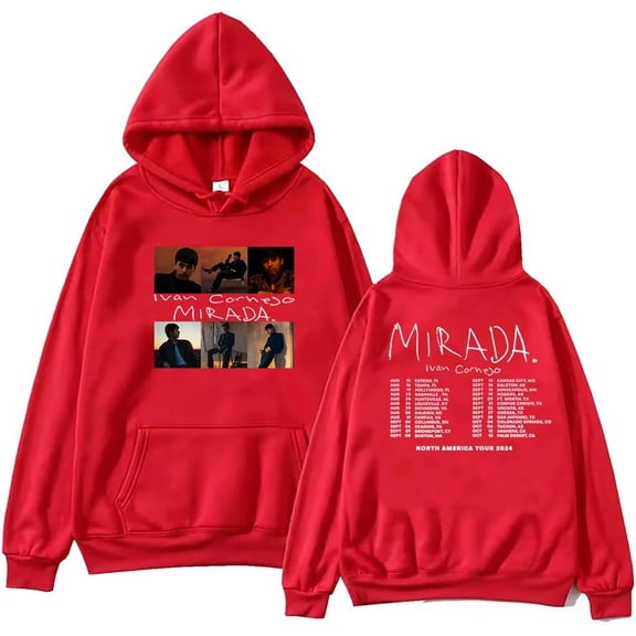 Ivan Mirada Tour 2024 Merch Hoodie For Men Women Long Sleeve Pullover Sweatshirt Casual Cornejo Hooded Tracksuits