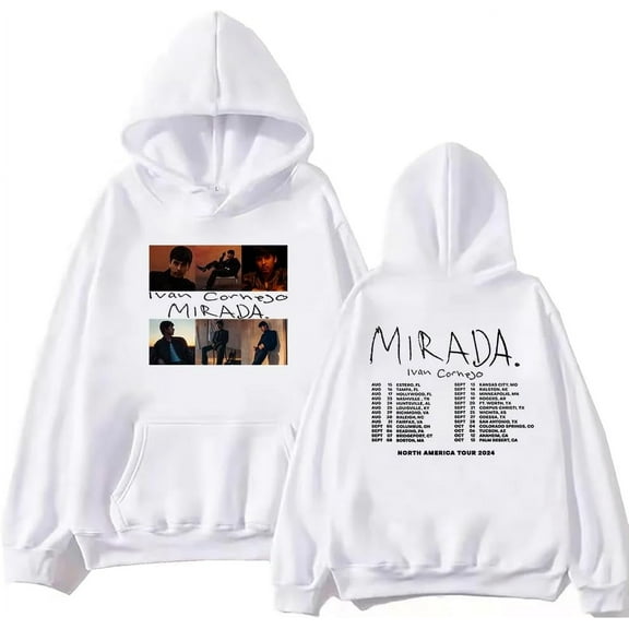 Ivan Mirada Tour 2024 Merch Hoodie For Men Women Long Sleeve Pullover Sweatshirt Casual Cornejo Hooded Tracksuits
