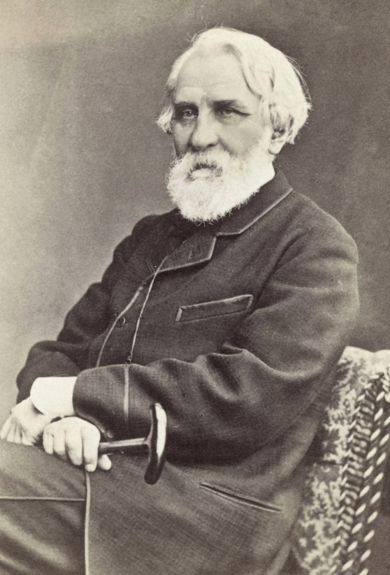 Ivan Sergeyevich Turgenev 1818 To 1883 Russian Novelist And Playwright After A 19Th Century Photograph Canvas Art - Ken Welsh Design Pics (12 x 17)