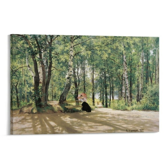 Ivan Shishkin Poster At The Summer Cottage Art Poster Canvas Painting Decor Wall Print Photo Gifts Home Modern Decorative Posters 12x18inch(30x45cm)