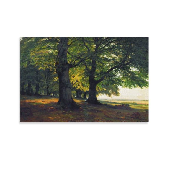 Ivan Shishkin Print Painting Logging 1 Picture Print Wall Art Poster Painting Canvas Posters Artworks Gift Room Aesthetic 24x36inch(60x90cm)