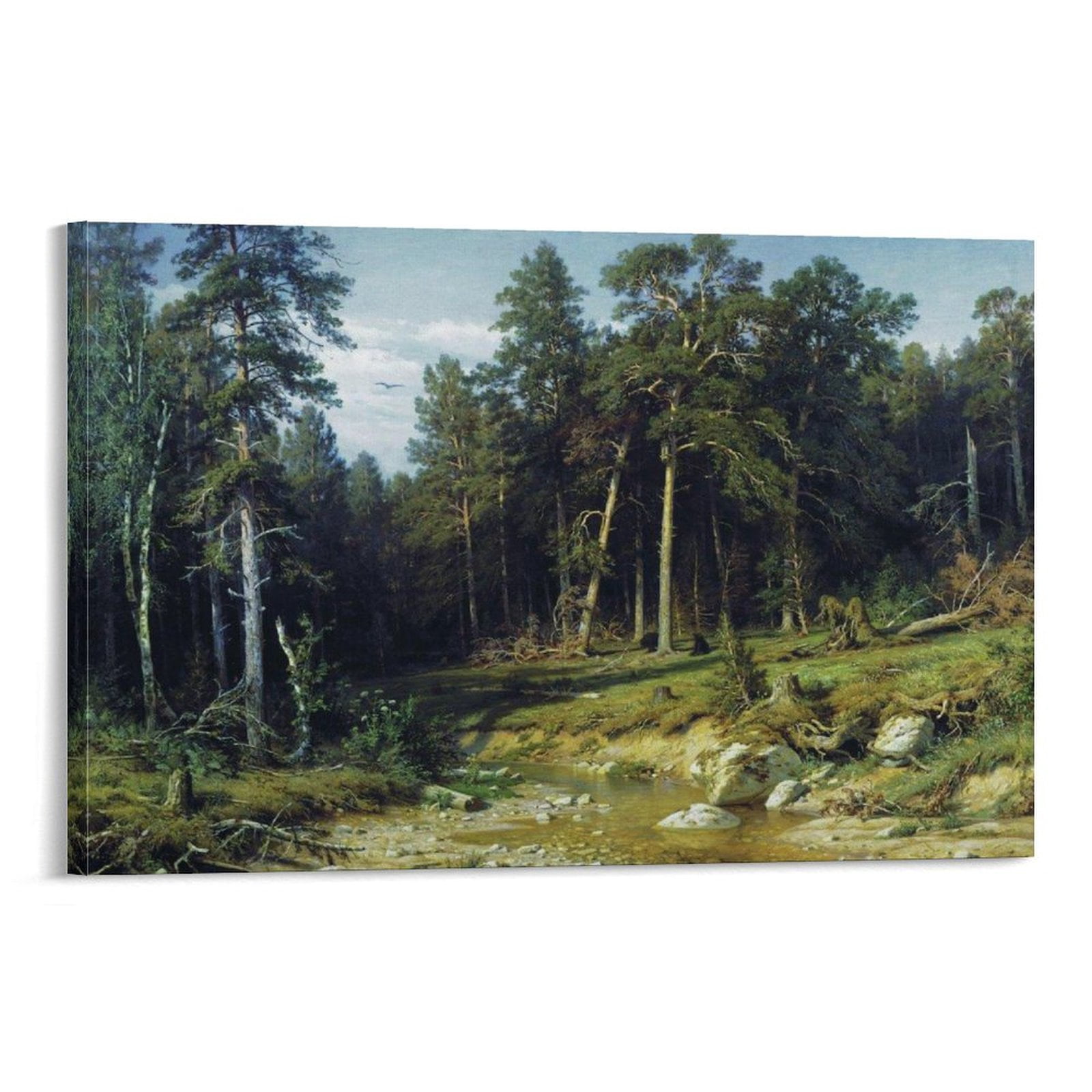 Was 'Morning in a Pine Forest' really painted by Shishkin