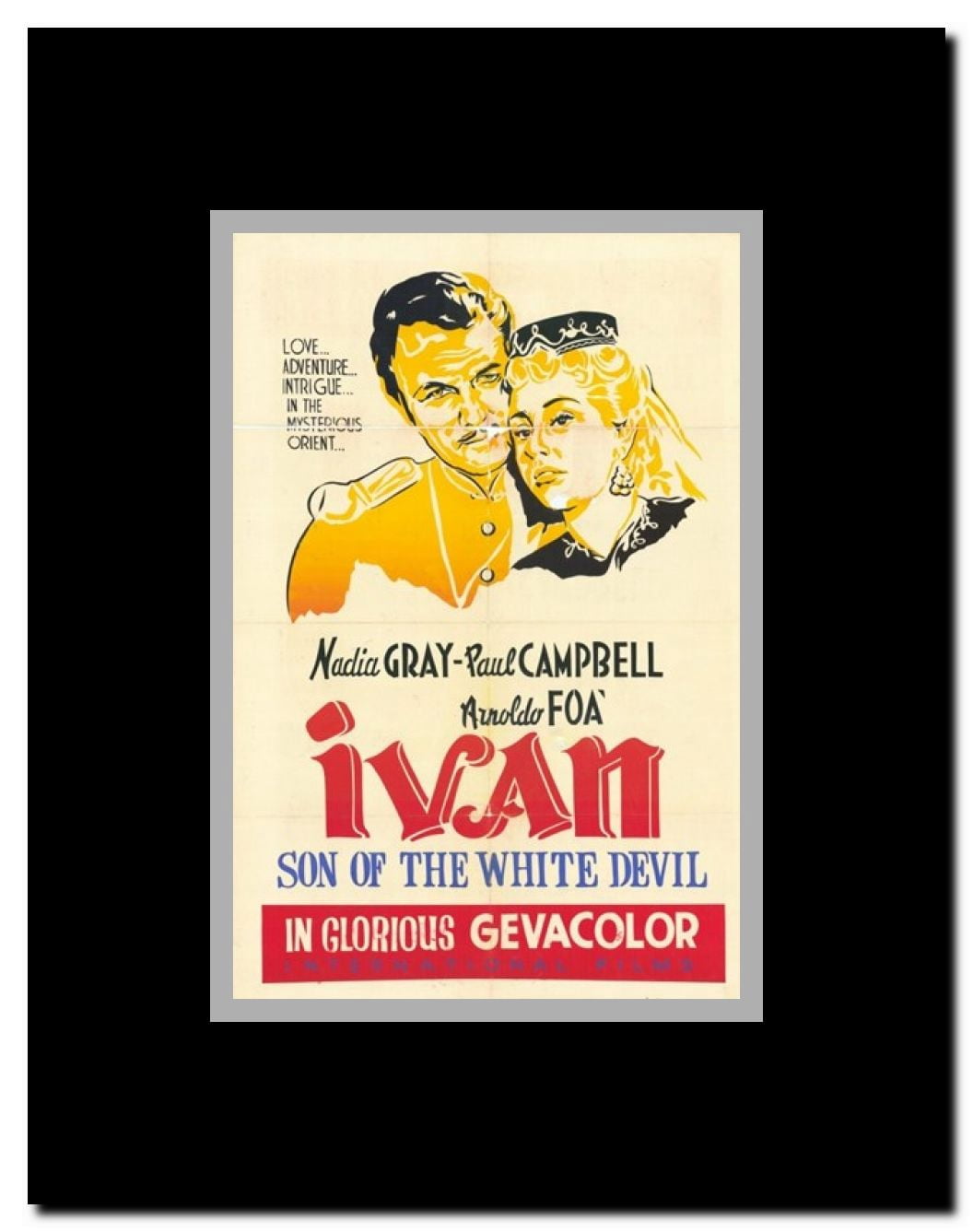 Ivan Son of the White Devil Framed Movie Poster