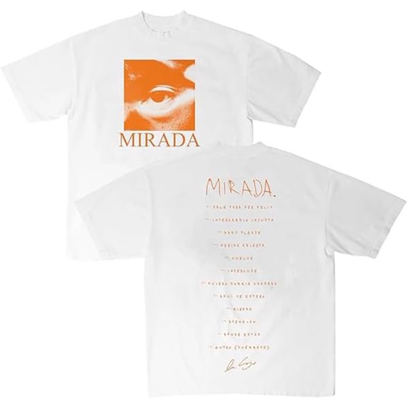 Ivan T Shirt Men Women Crewneck Shirt Fashion Mirada Tour Merch Tshirt Cornejo Short Sleeve Trendy Tee Top