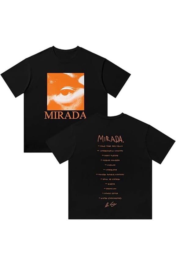 Ivan T Shirt Men Women Crewneck Shirt Fashion Mirada Tour Merch Tshirt Cornejo Short Sleeve Trendy Tee Top