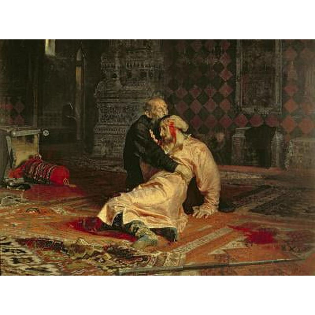 Ivan The Terrible And His Son On The 16th November 1581 1885 Figurative World Culture