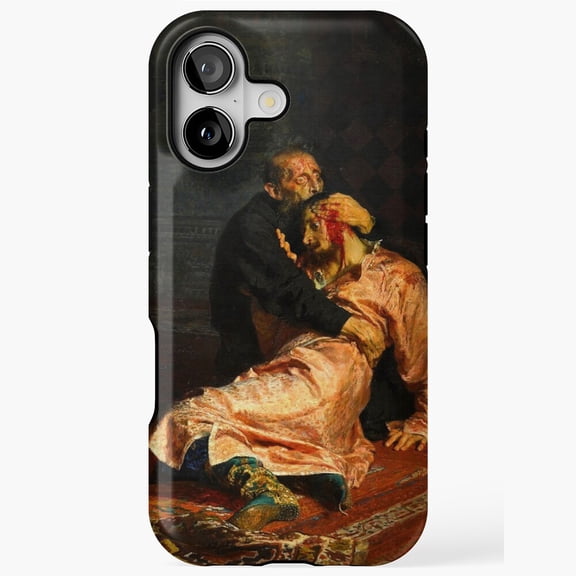 Ivan The Terrible And His Son Ivan Retro Art Case for iPhone 17 16 15 14 13 12 11 Pro Max