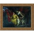 thumbnail image 1 of Ivan the Terrible 24x20 Gold Ornate Wood Framed Canvas Art by Andrei Ryabushkin, 1 of 2