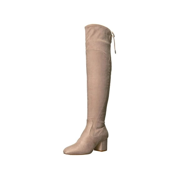 Ivanka Trump Womens Pelinda Suede Almond Toe Knee High Fashion Boots