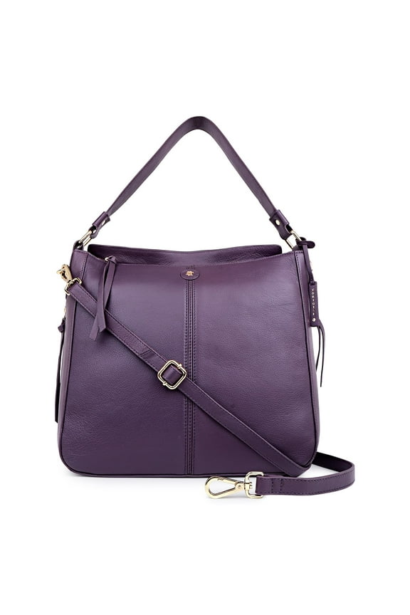 Ivanna - 100% Genuine Leather13" Laptop/Macbook Handbag for Women's | Office Bag | Travel Bag |Business Shoulder Handbag | Purple - By Tortoise