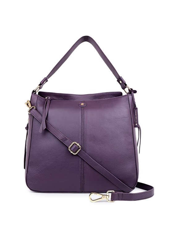 Ivanna - 100% Genuine Leather13" Laptop/Macbook Handbag for Women's | Office Bag | Travel Bag |Business Shoulder Handbag | Purple - By Tortoise