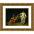 thumbnail image 1 of Ivanov, Alexander 14x12 Gold Ornate Wood Framed with Double Matting Museum Art Print Titled - Christs Appearance to Mary Magdalene after the Resurrection, 1 of 4