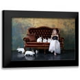 thumbnail image 1 of Ivanova, Victoria 14x11 Black Modern Framed Museum Art Print Titled - Qthe Riddleq Or Qhow Many Rabbits Are There On The Photoq?, 1 of 5