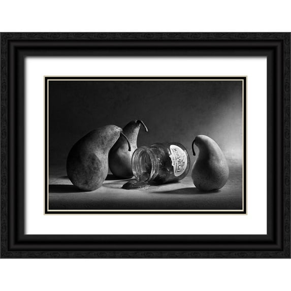 Ivanova, Victoria 14x11 Black Ornate Wood Framed with Double Matting Museum Art Print Titled - The Sad Farewell/ The 3Rd Part Of The Jam Triptych